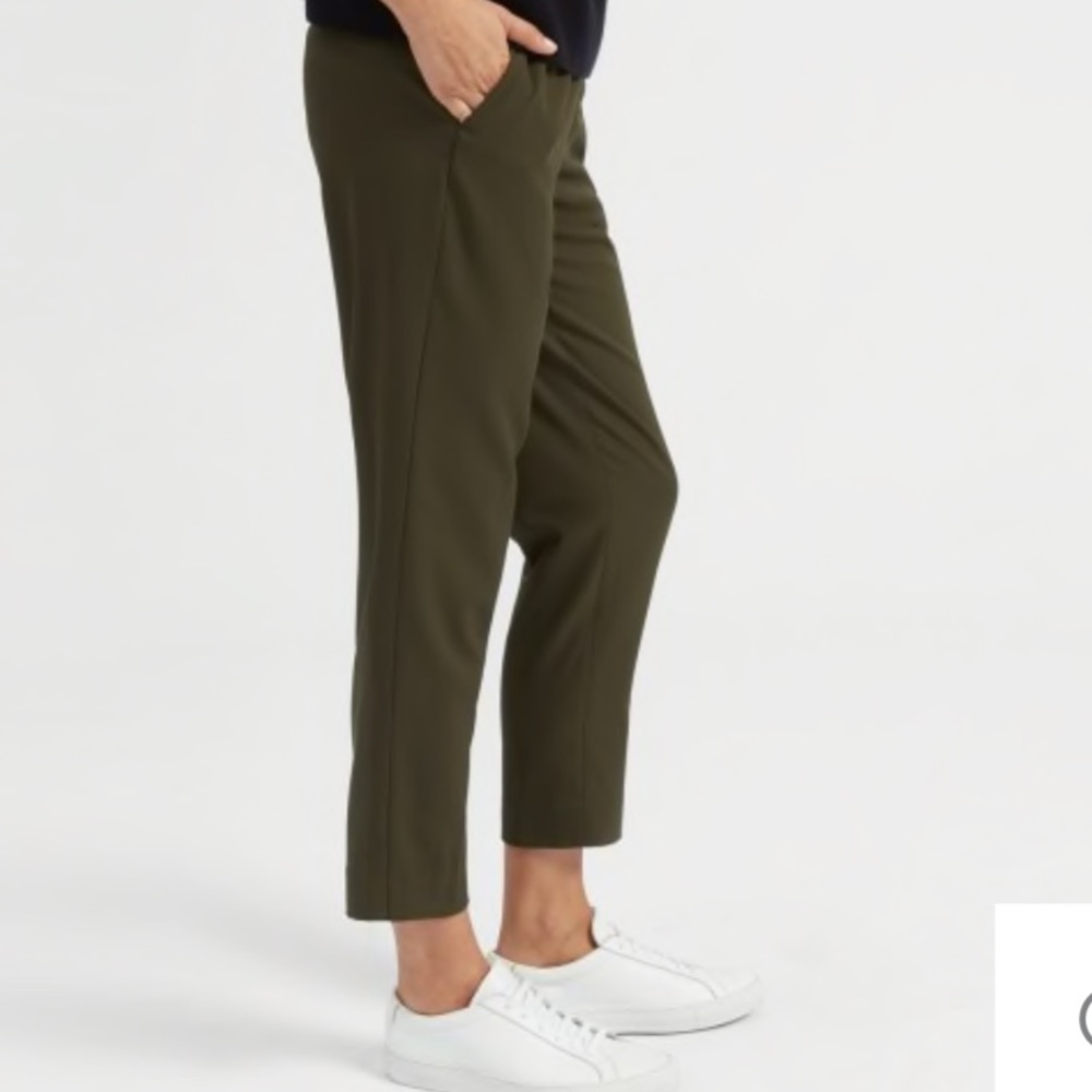 Italian go weave easy pants - olive size 8